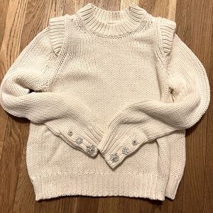 BA&SH Chavi Off White Sweater XS